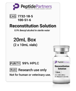 Peptide Partners Reconstitution Solution (BAC, 2 x 10mL vials)