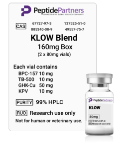 Peptide Partners KLOW Blend - BPC - 157/TB - 500/GHK - Cu/KPV (2 x 80mg vials)