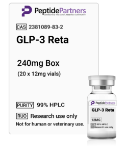 Peptide Partners GLP - 3 Retatrutide (20 x 12mg vials)