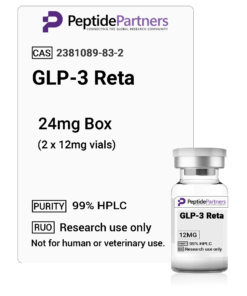 Peptide Partners GLP - 3 Retatrutide (2 x 12mg vials)