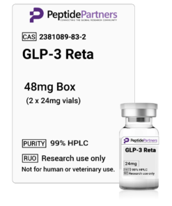 Peptide Partners GLP - 3 Retatrutide (2 x 24mg vials)